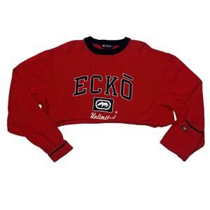 Ecko Unlimited Red Crew Neck Sweater